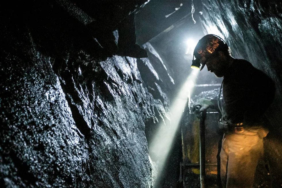 A coal mine in US state of Pennsylvania