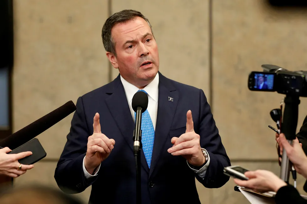 On the defensive: Alberta Premier Jason Kenney