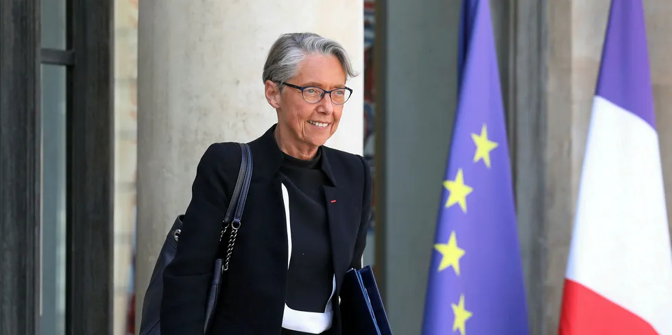 French ecological transition minister Elisabeth Borne