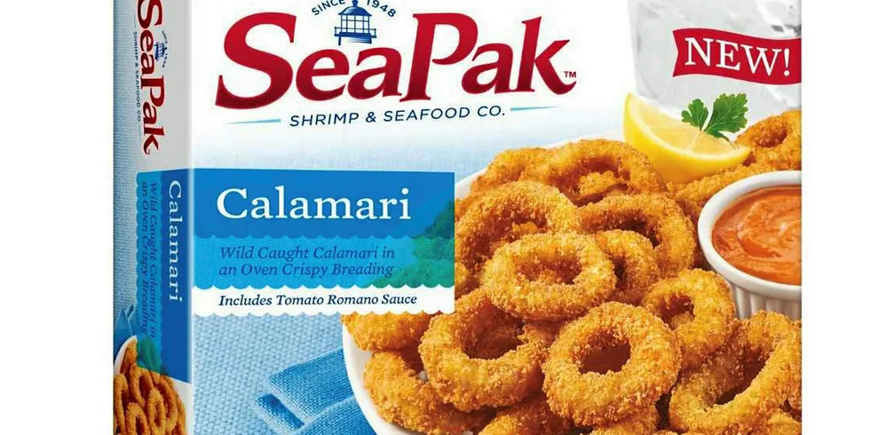 SeaPak targets new breaded Calamari line at wide audie. SeaPak, Calamari.