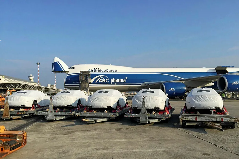 Maserati vehicles on the tarmac in Papua New Guinea