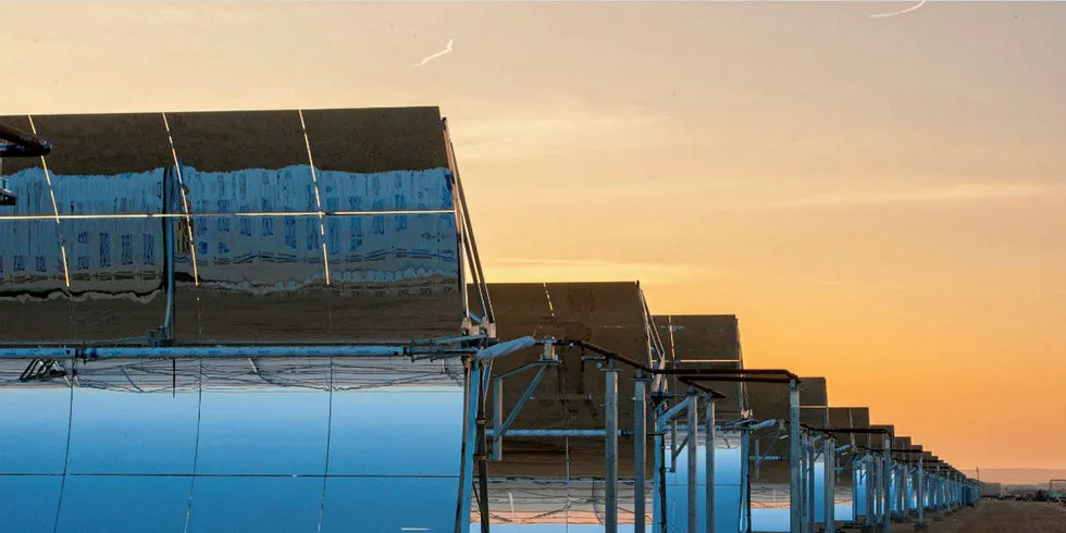 Abengoa Yield's 280MW Mojave CSP plant was commissioned in late 2014