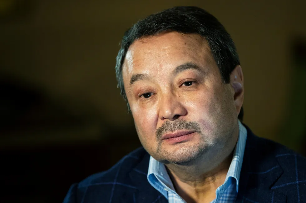 Kazakhstan’s former boxing medal winner Serik Konakbayev, pictured in 2018.