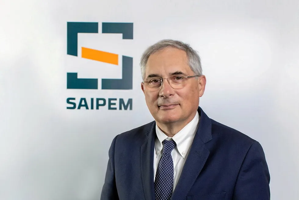 Saipem chief executive, Alessandro Puliti.