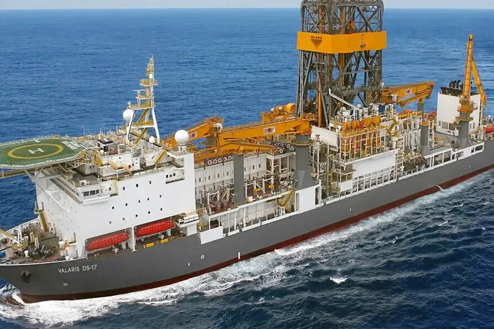 Reactivation under way: the Valaris drillship DS-17.