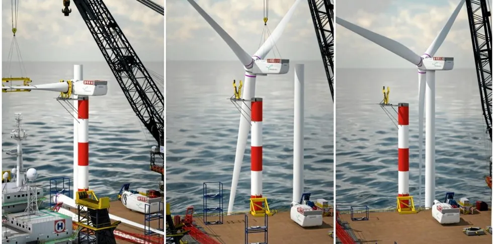 Arcadis Ost will use the floating installation technique.