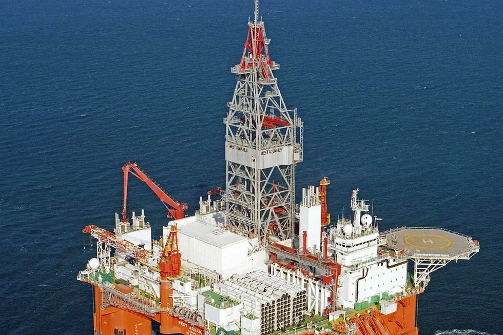 Aspy rig: Seadrill West Aquarius