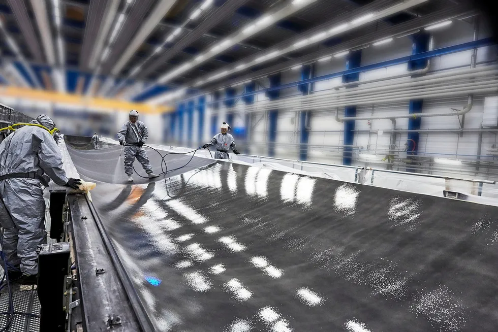An LM Wind blade plant.