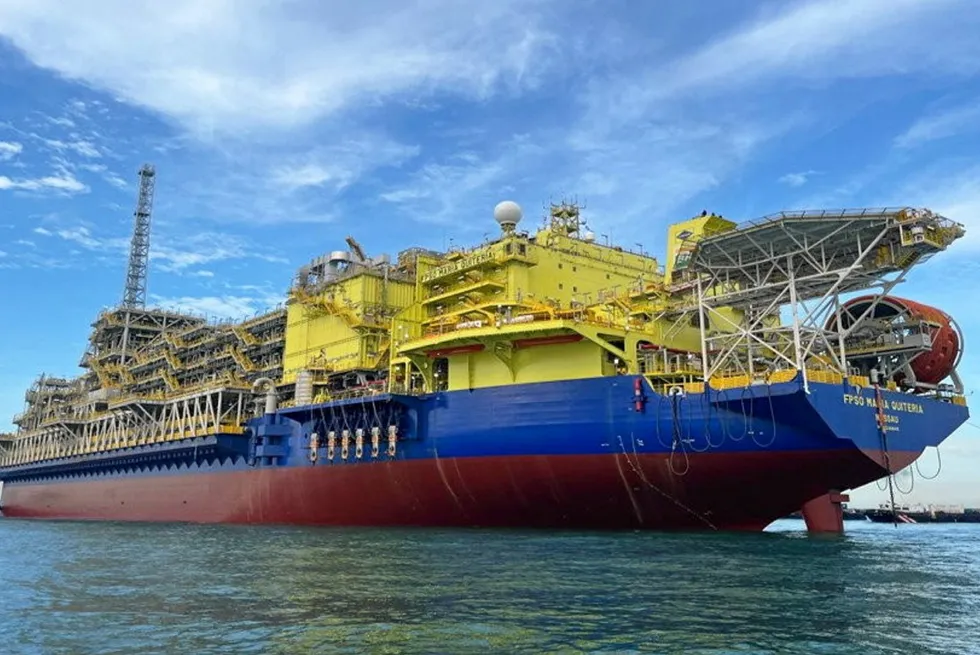 The Maria Quiteria FPSO is set to produce from the Parque das Baleias cluster in Brazil's Campos basin.