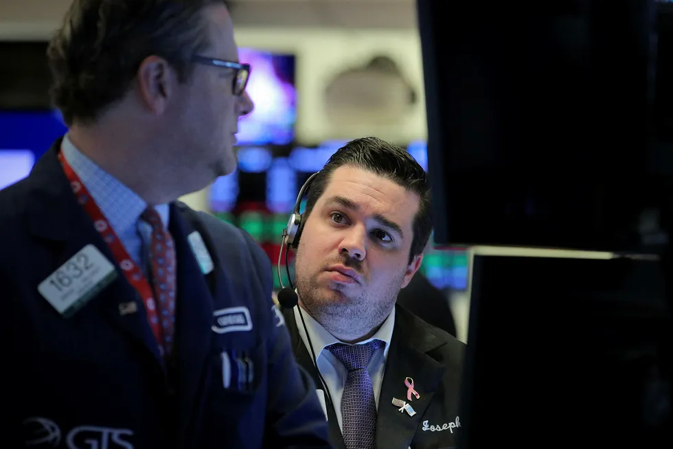 Oil price: Brent crude futures fell $2.38, or 3.6%, to settle at $64.49 a barrel