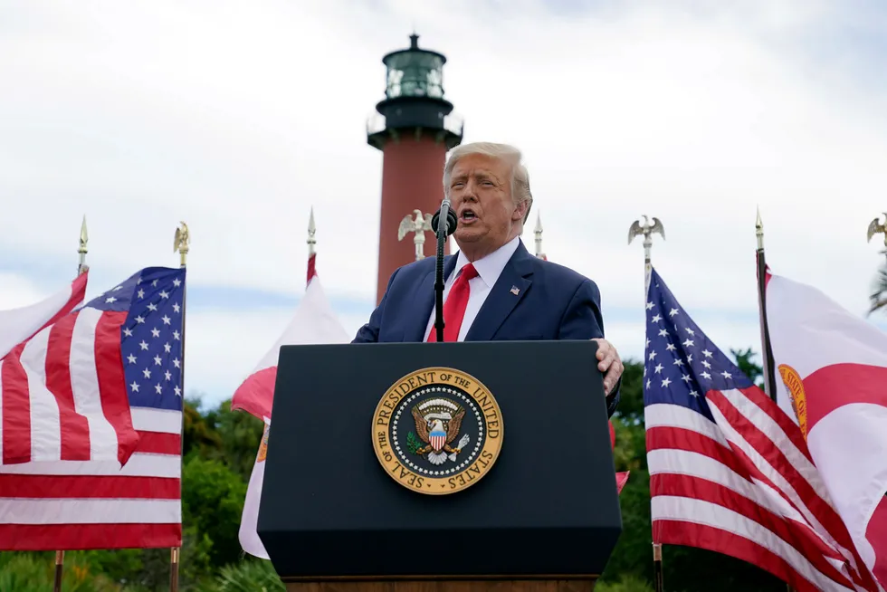 In Florida: Trump announces expanded drilling ban