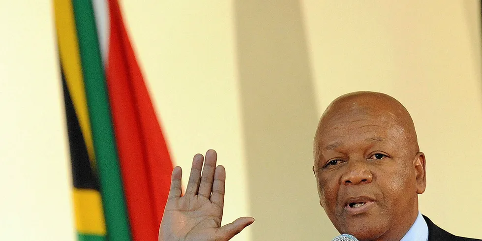 South Africa's Minister Jeff Radebe