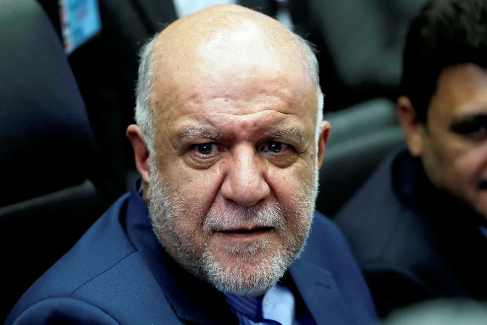 Pledge: Iran’s Oil Minister Bijan Zanganeh