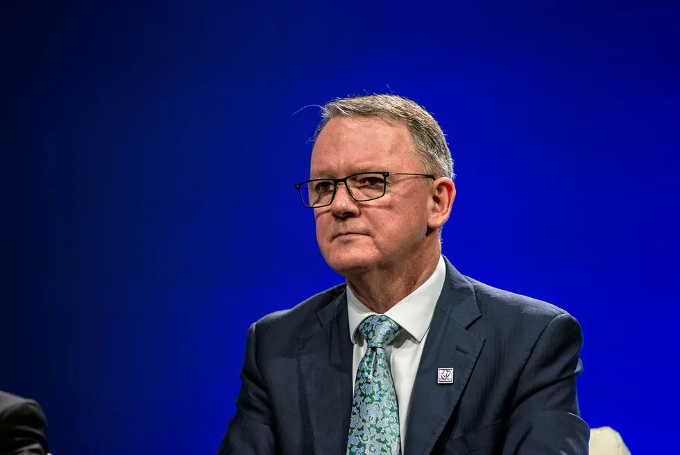 Backed down: Woodside chief executive Peter Coleman