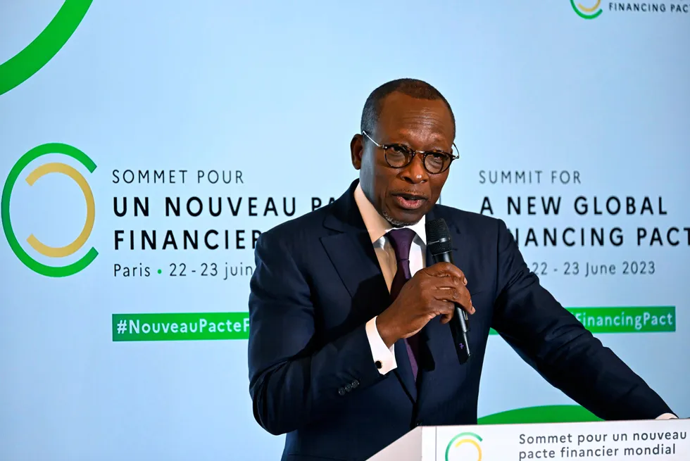 Benin President Patrice Talon.