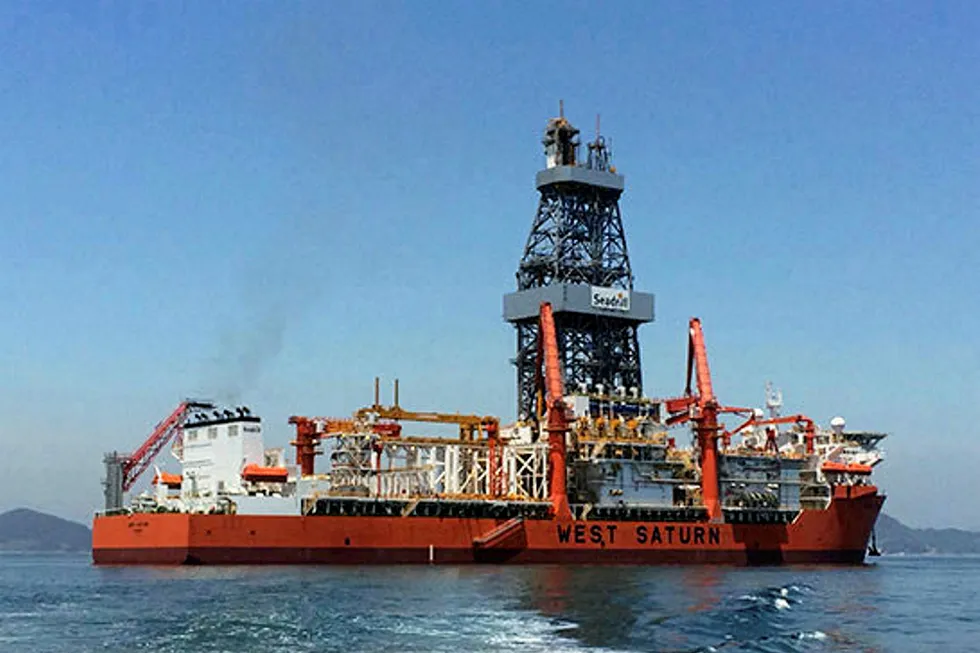 In demand: Seadrill-owned drillship West Saturn off Brazil Photo: SEADRILL