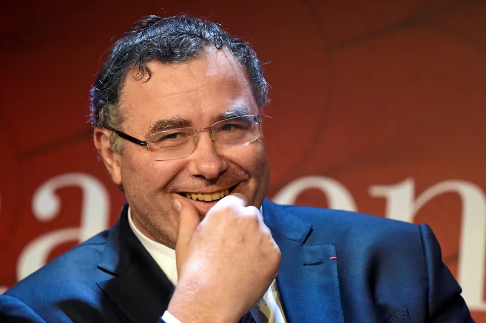 Pipeline prize: Total, led by chief executive Patrick Pouyanne, is taking the lead on development of oilfields in Uganda, alongside CNOOC International