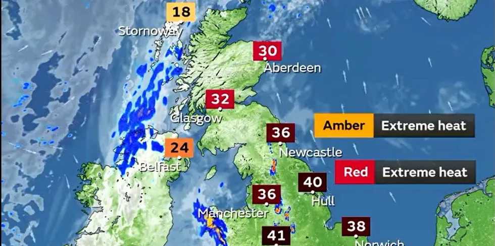 Record-setting UK heat has so far not impacted farmed salmon operations in Scotland.