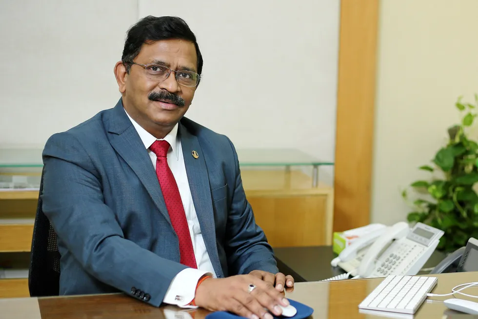 Offshore tender: ONGC production director Pankaj Kumar.