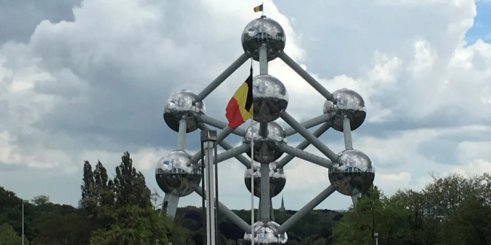 The Atomium looms large at the Brussels Seafood Expo Global 2019 SEG.