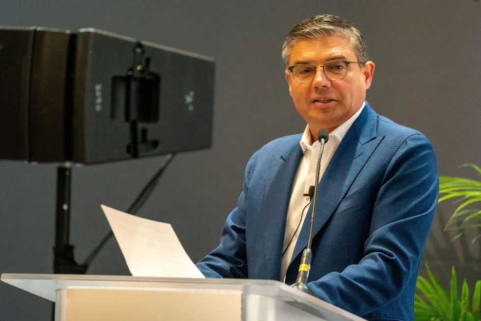 Baker Hughes chief executive Lorenzo Simonelli.