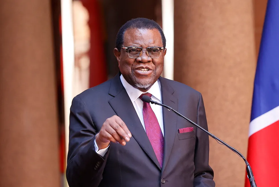 Passing: Former Namibian president Hage Geingob died on 4 February 2024.