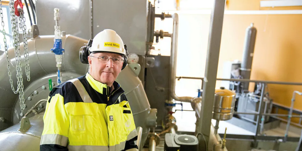 Arvid Moss, executive vice president for energy and business development at Norsk Hydro.