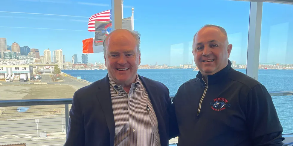 Sean O'Scannlain CEO of Fortune International Michael Scola CEO of boston sword and tuna.