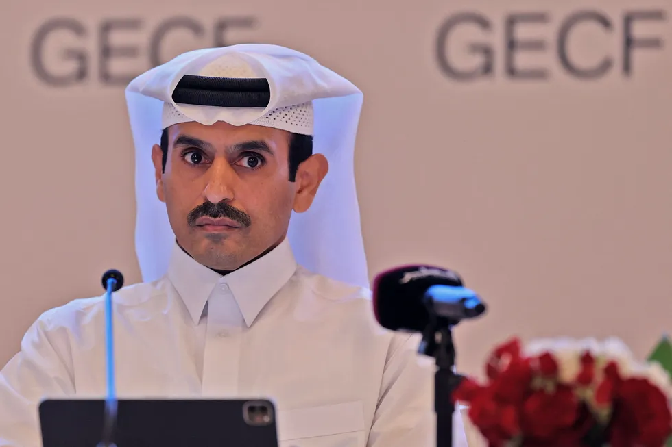 QatarEnergy chief executive Saad Sherida Al Kaabi.
