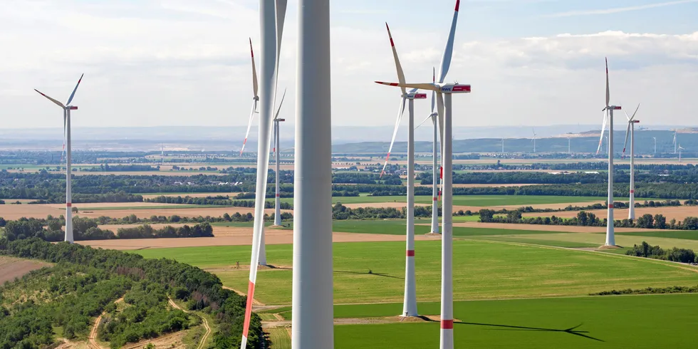 RWE's Königshovener Höhe wind farm in Germany