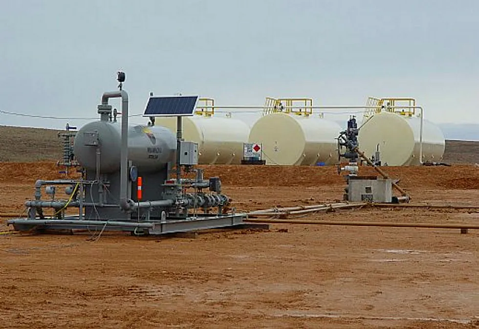Part of the deal: the previously producing Flax oilfield in the Cooper basin