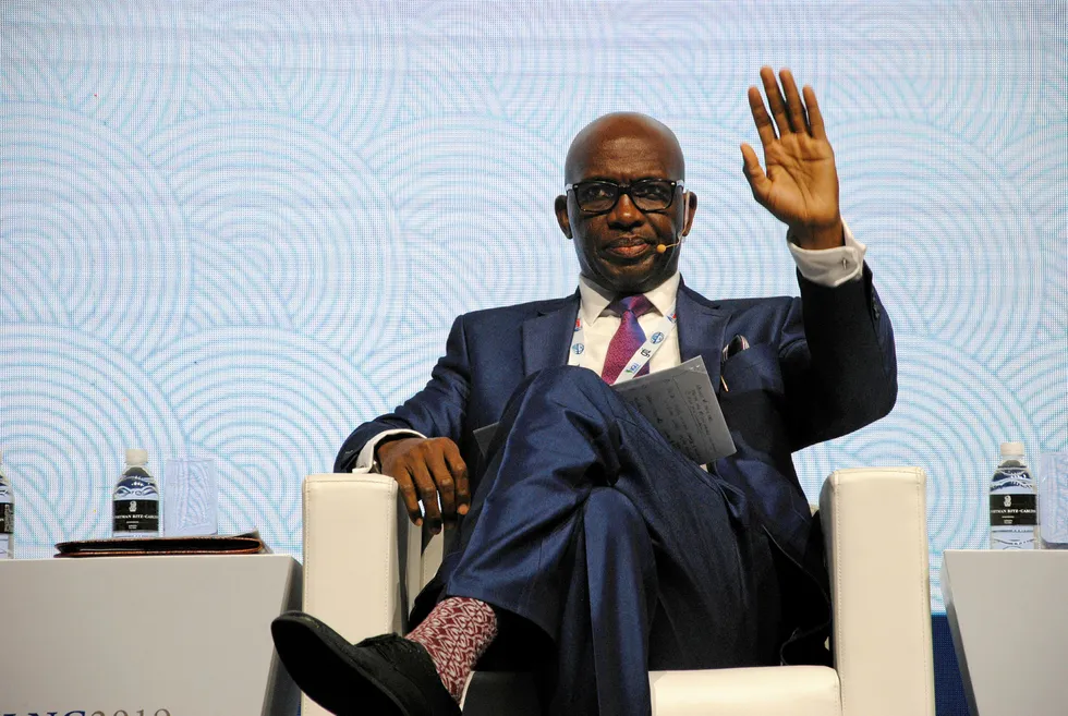 Nigeria LNG: chief executive Tony Attah