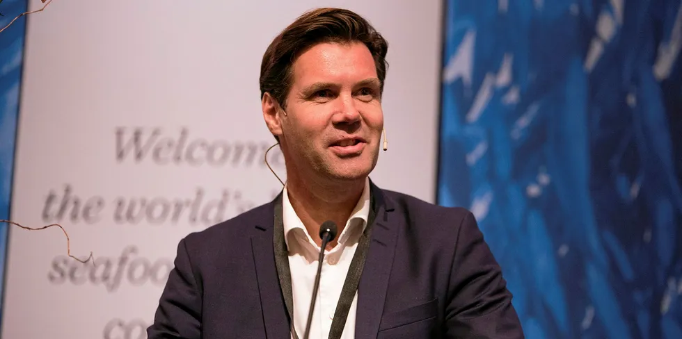 Leroy Seafood CEO Henning Beltestad