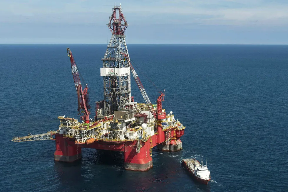 Ambus well: Centenario semisub drilled wildcat