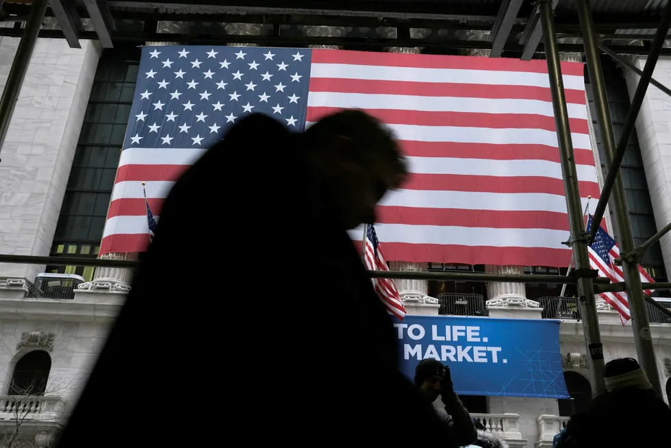 Oil price: Brent crude fell $1.35, or 2.4%, to settle at $54.95 a barrel