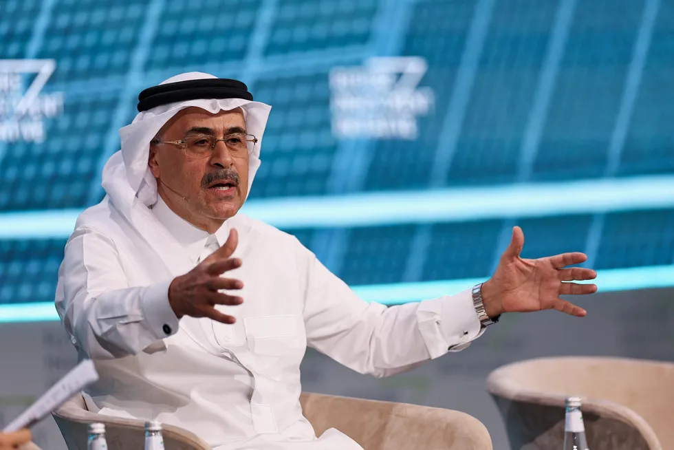 Amin Nasser, the chief executive of Saudi Aramco.
