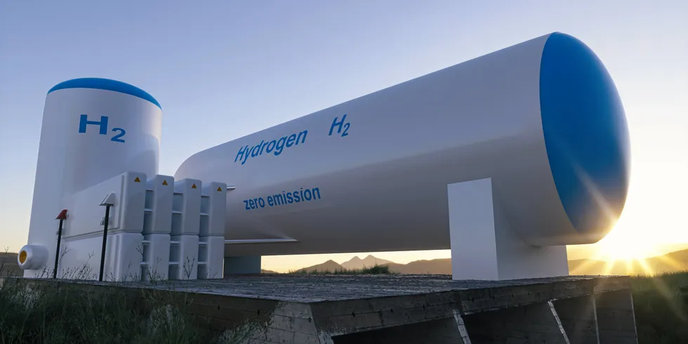 Hydrogen tanks.