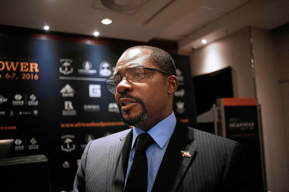 Extensions: Equatorial Guinea's Energy Minister Gabriel Obiang Lima