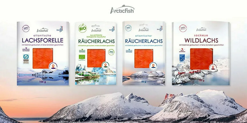 Seven weeks ago, Milarex re-launched its ArcticFish smoked salmon brand in the German market, bringing in a 'new and modern design for a sustainably aware audience'.