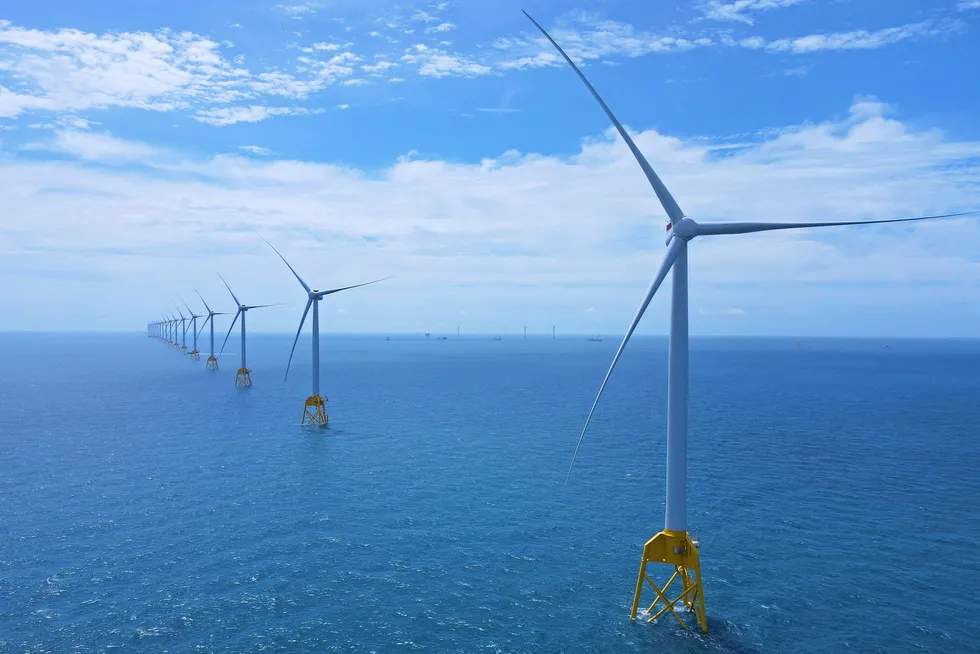 Orsted's Changhua wind farm in Taiwan.