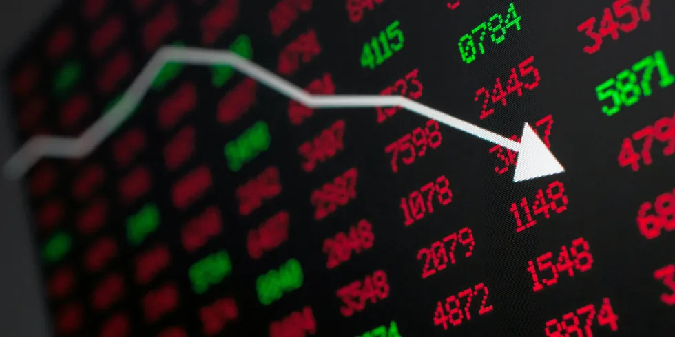 Although a slim majority of shares were down some bucked the trend.
