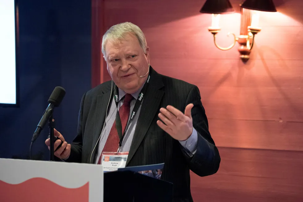 "One way or another, a pretty big pebble has been chucked into a pond," Seafood Industry Alliance Director General Andrew Kuyk said of Donald Trump's.