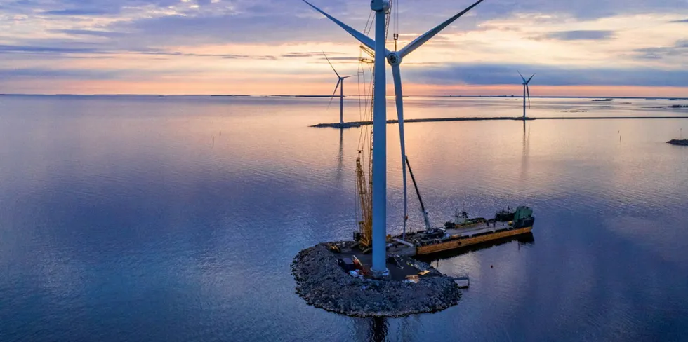 OX2's Ajos nearshore wind farm in northern Finland