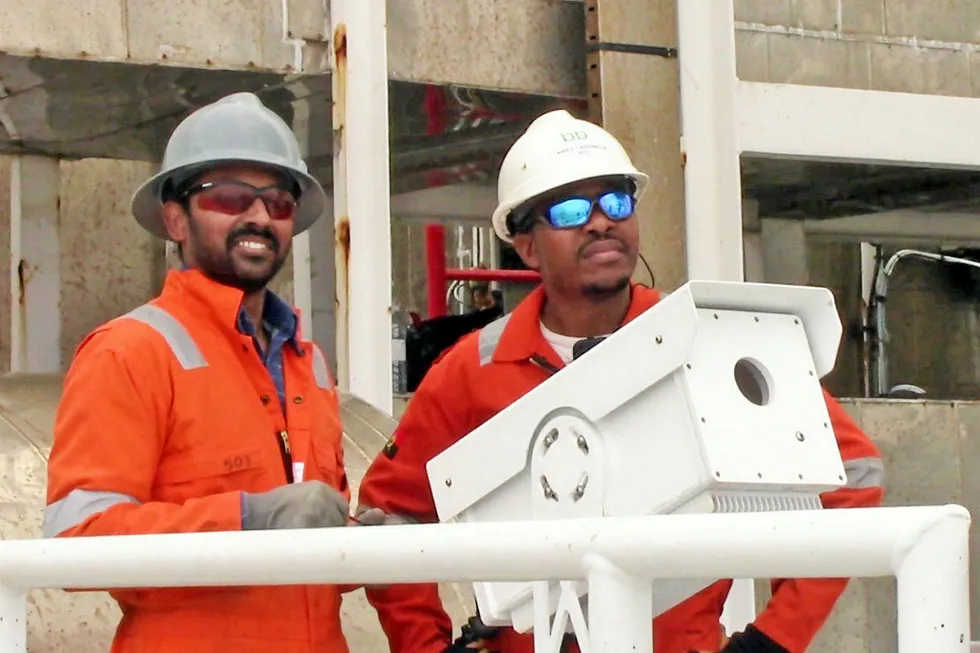 Field work: BP using VISR technology to monitor flaring at the PSVM facility in Angola
