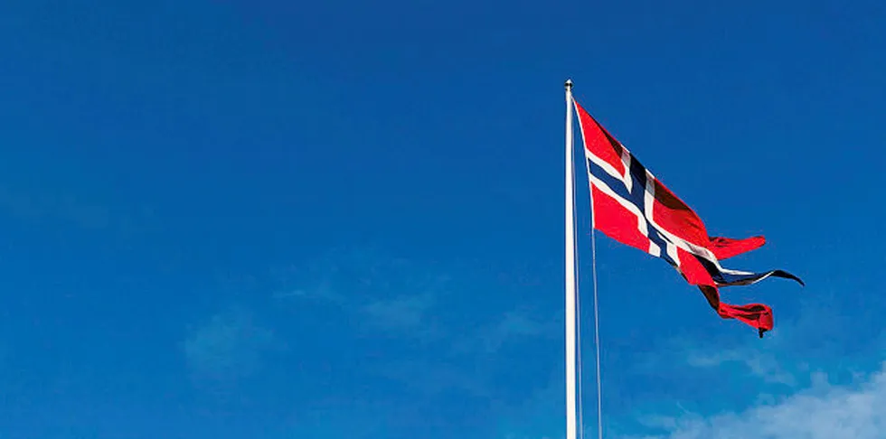 Norwegian flag.