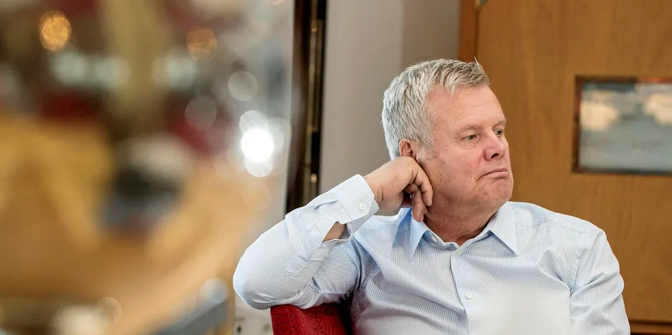Salmon billionaire, Helge Møgster.