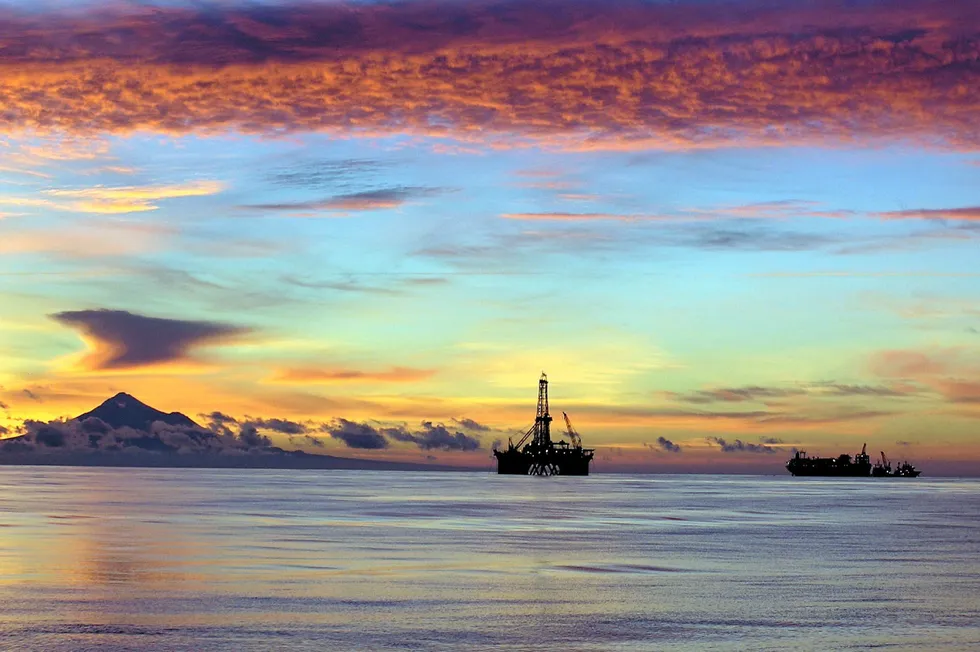The Tui field in the Taranaki basin offshore New Zealand.
