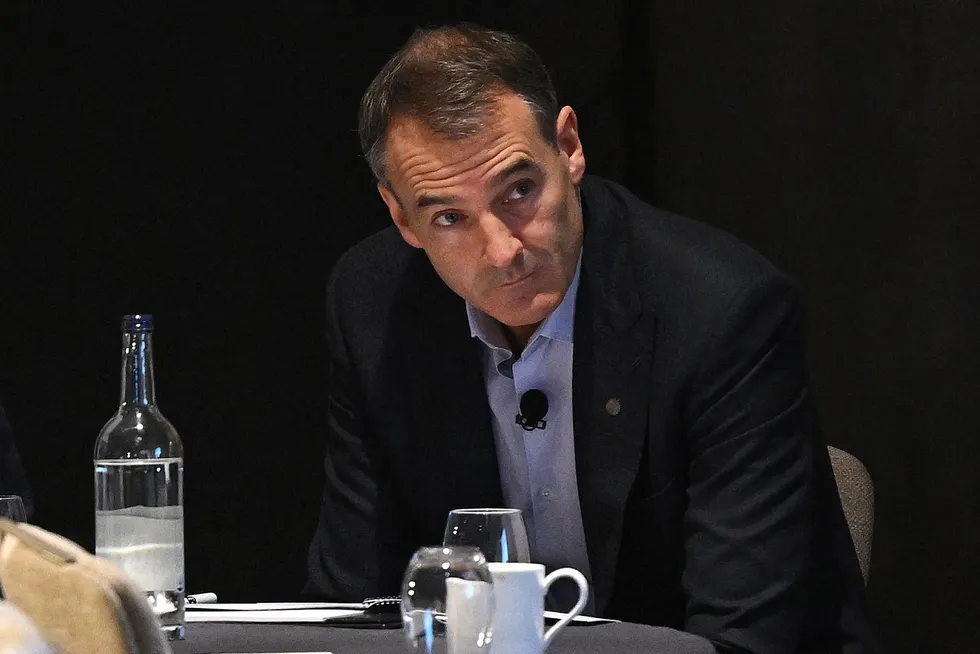 Clash: BP chief executive Bernard Looney.