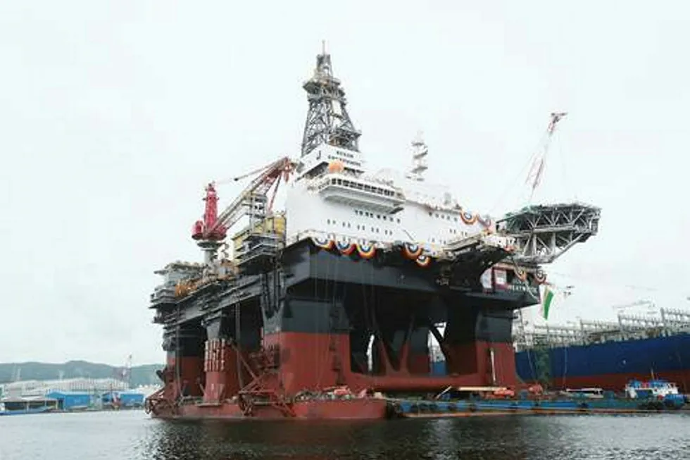 Started operations: the semi-submersible Ocean GreatWhite