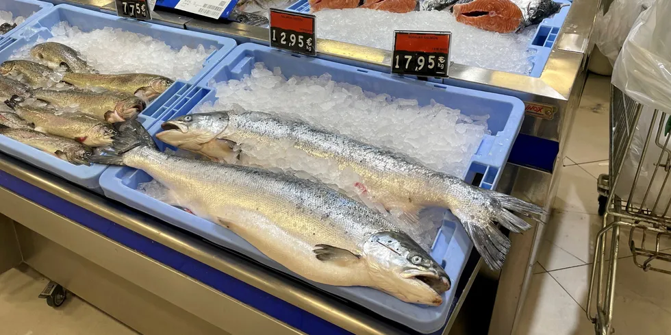 The sharp fall in Norwegian salmon prices continues this week.